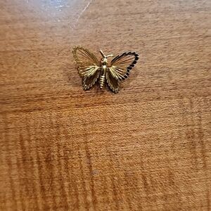 Vintage Monet Gold Delicate Butterfly Brooch Pin​​​
